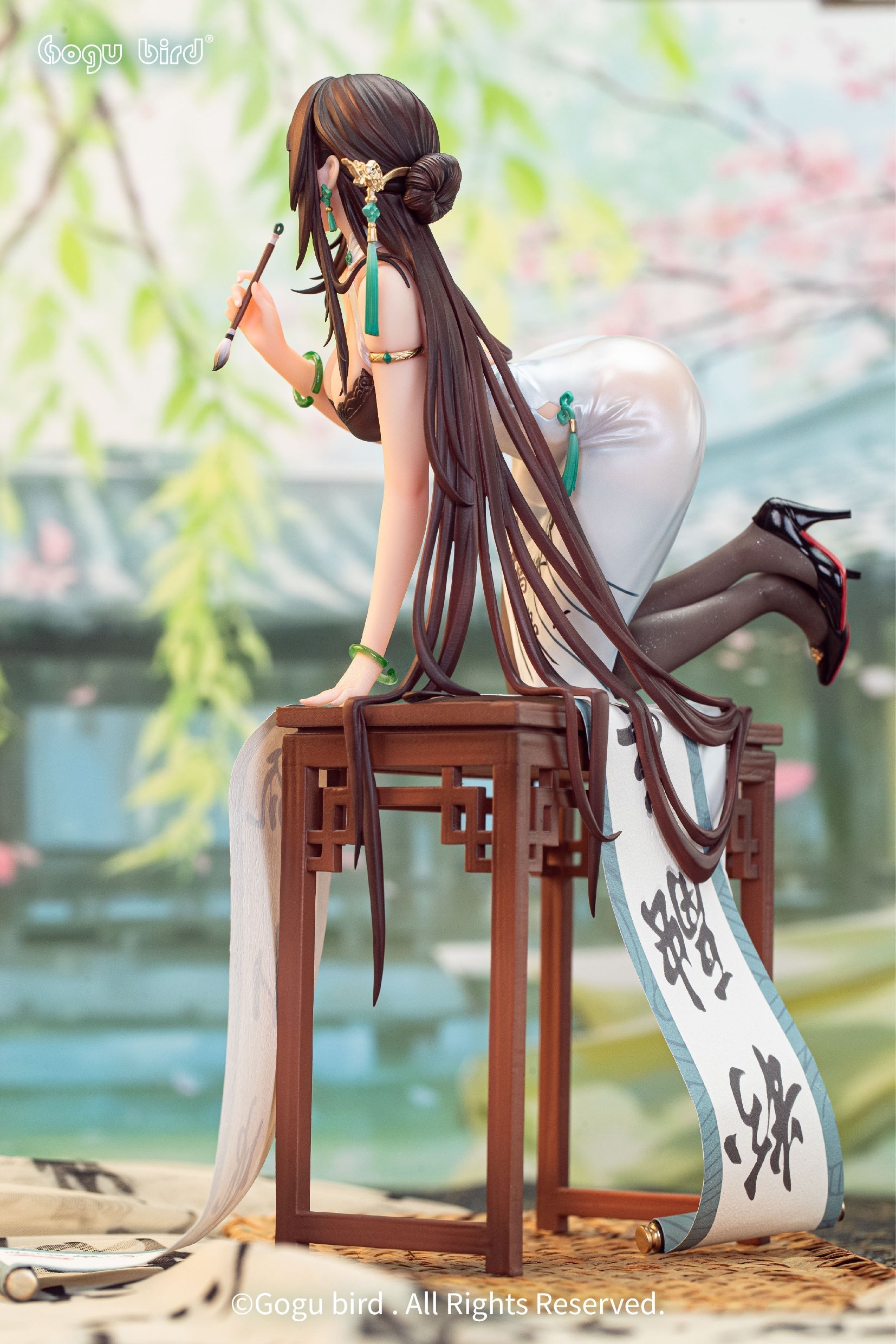 Gogu Bird Shodo Girl Boku Ensei Normal Edition 1/6 Figure JAPAN OFFICIAL