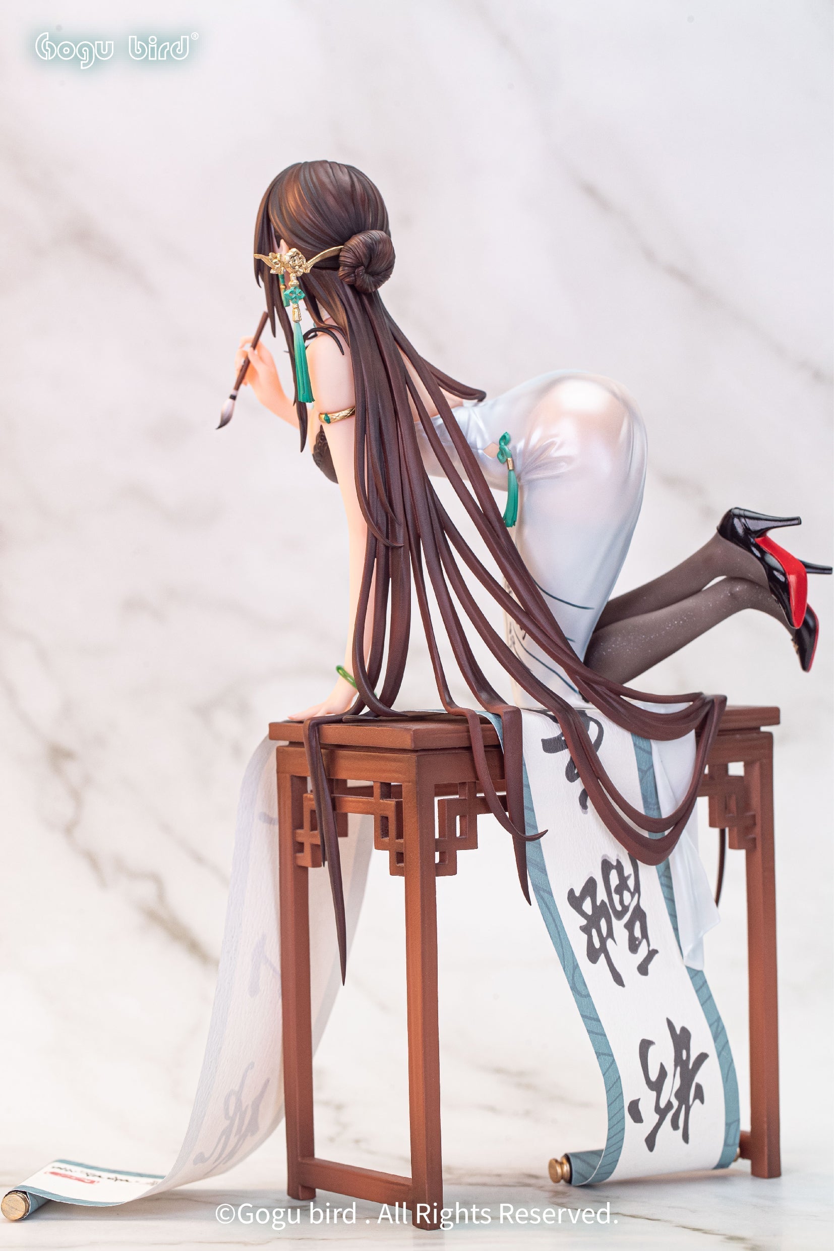 Gogu Bird Shodo Girl Boku Ensei Normal Edition 1/6 Figure JAPAN OFFICIAL