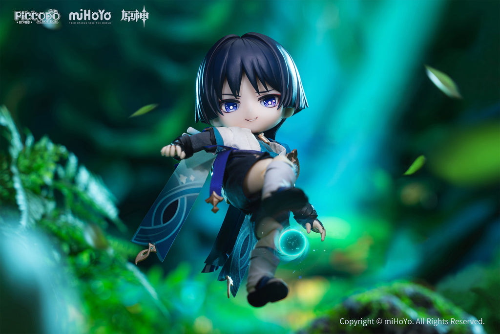 GENESIS PICCODO Action Doll x Genshin Impact Wanderer Chibi Doll JAPAN OFFICIAL