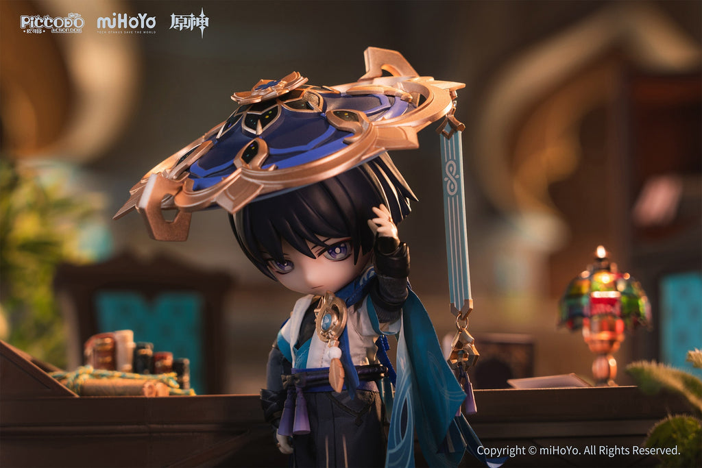 GENESIS PICCODO Action Doll x Genshin Impact Wanderer Chibi Doll JAPAN OFFICIAL