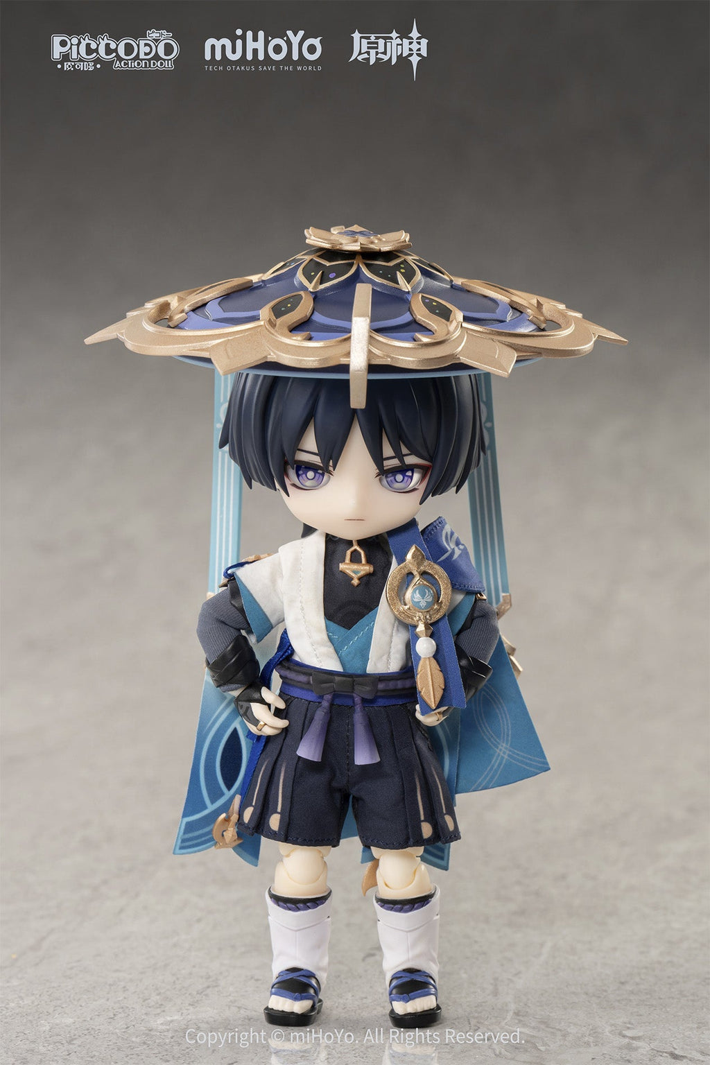 GENESIS PICCODO Action Doll x Genshin Impact Wanderer Chibi Doll JAPAN OFFICIAL