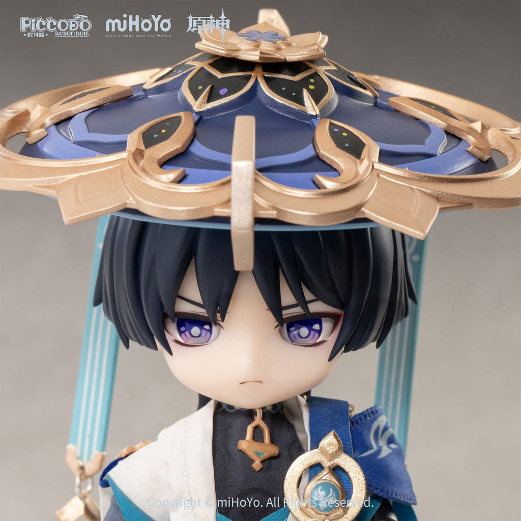 GENESIS PICCODO Action Doll x Genshin Impact Wanderer Chibi Doll JAPAN OFFICIAL