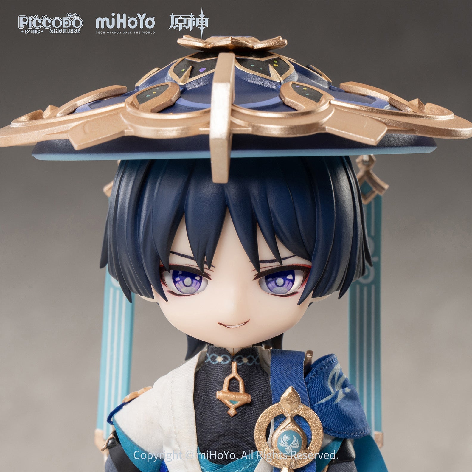 GENESIS PICCODO Action Doll x Genshin Impact Wanderer Chibi Doll JAPAN OFFICIAL