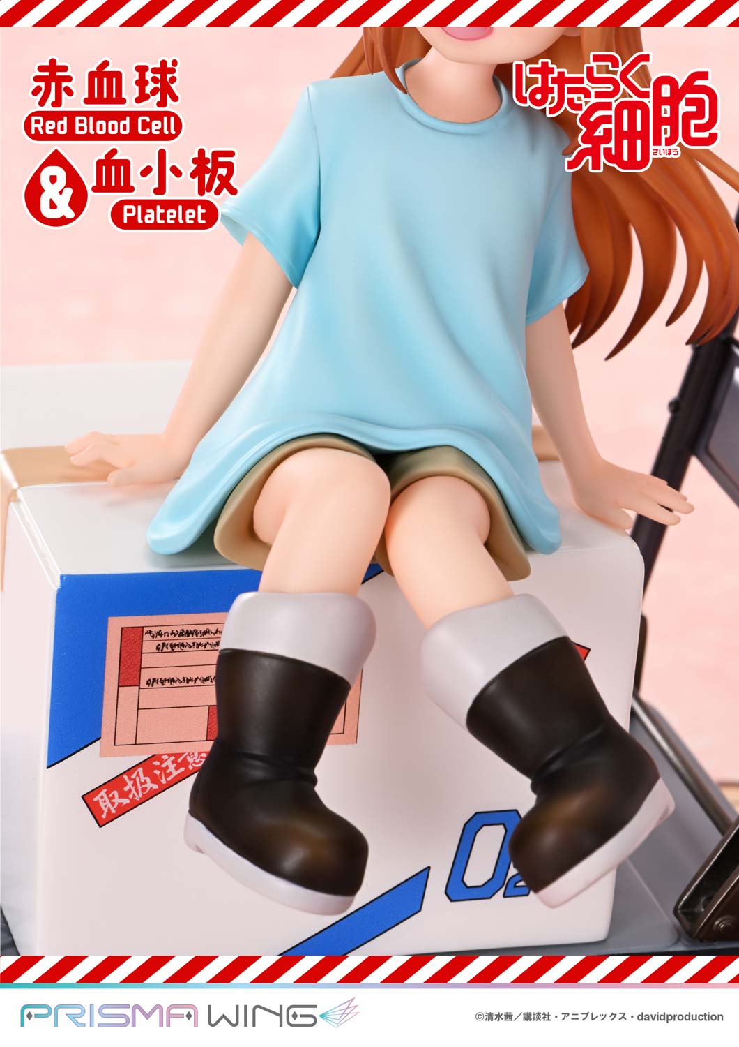 Prime 1 Studio PRISMA WING Cells at Work Red Blood Cell & Platelet Figure JAPAN