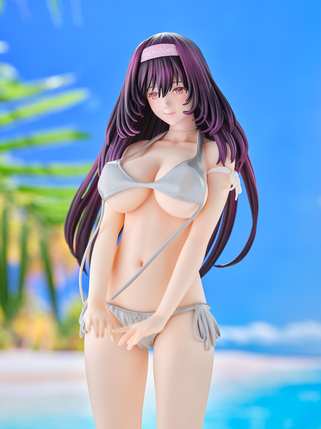 Toshi Tsutakaze Original Tomoe Sakura Swimsuit Black Hair Wholesome Ver. Figure