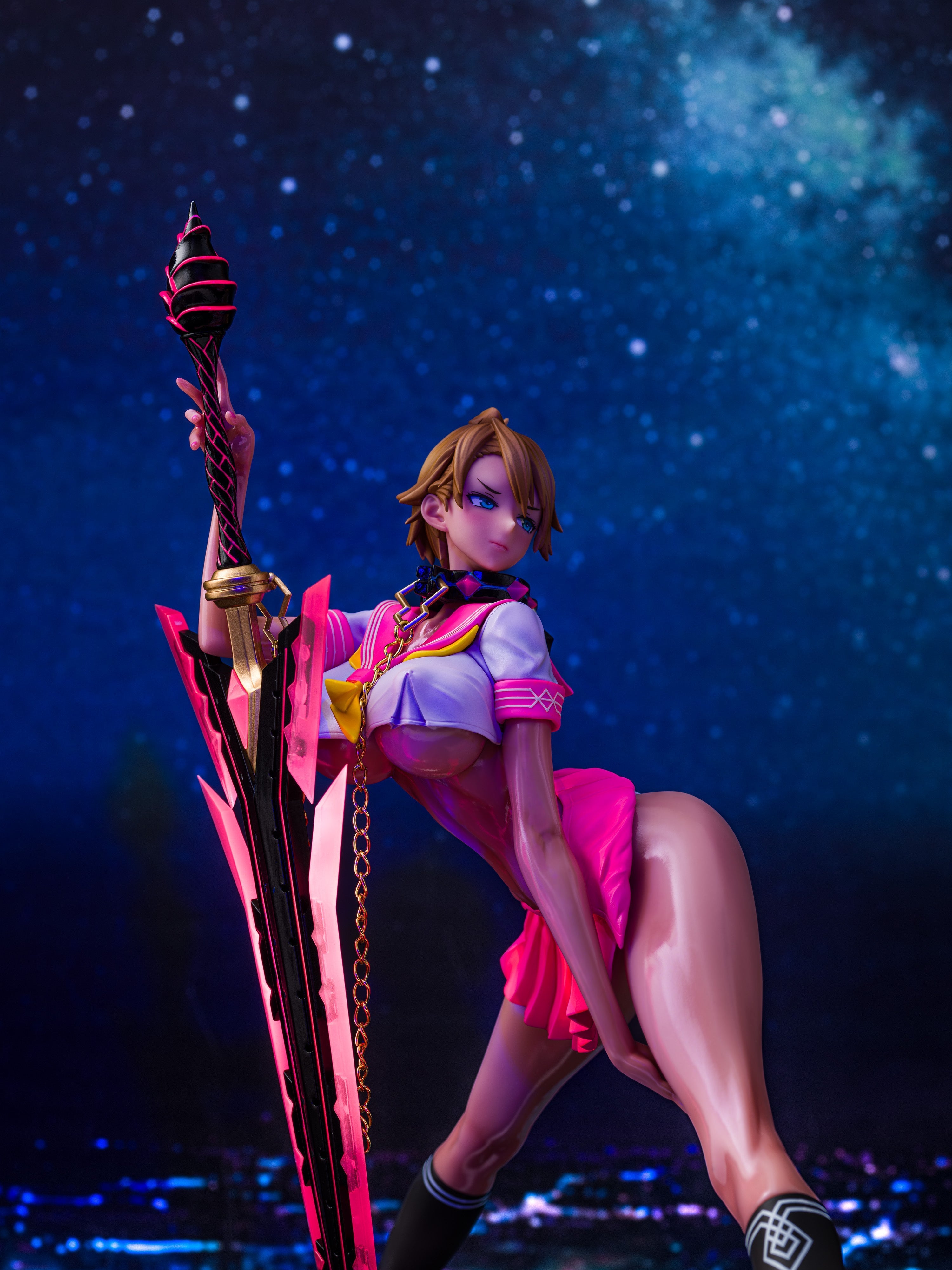 RAITA Original Mahou Shoujo Series Rui Asuka Pink Summer Sailor Ver. 1/6 Figure