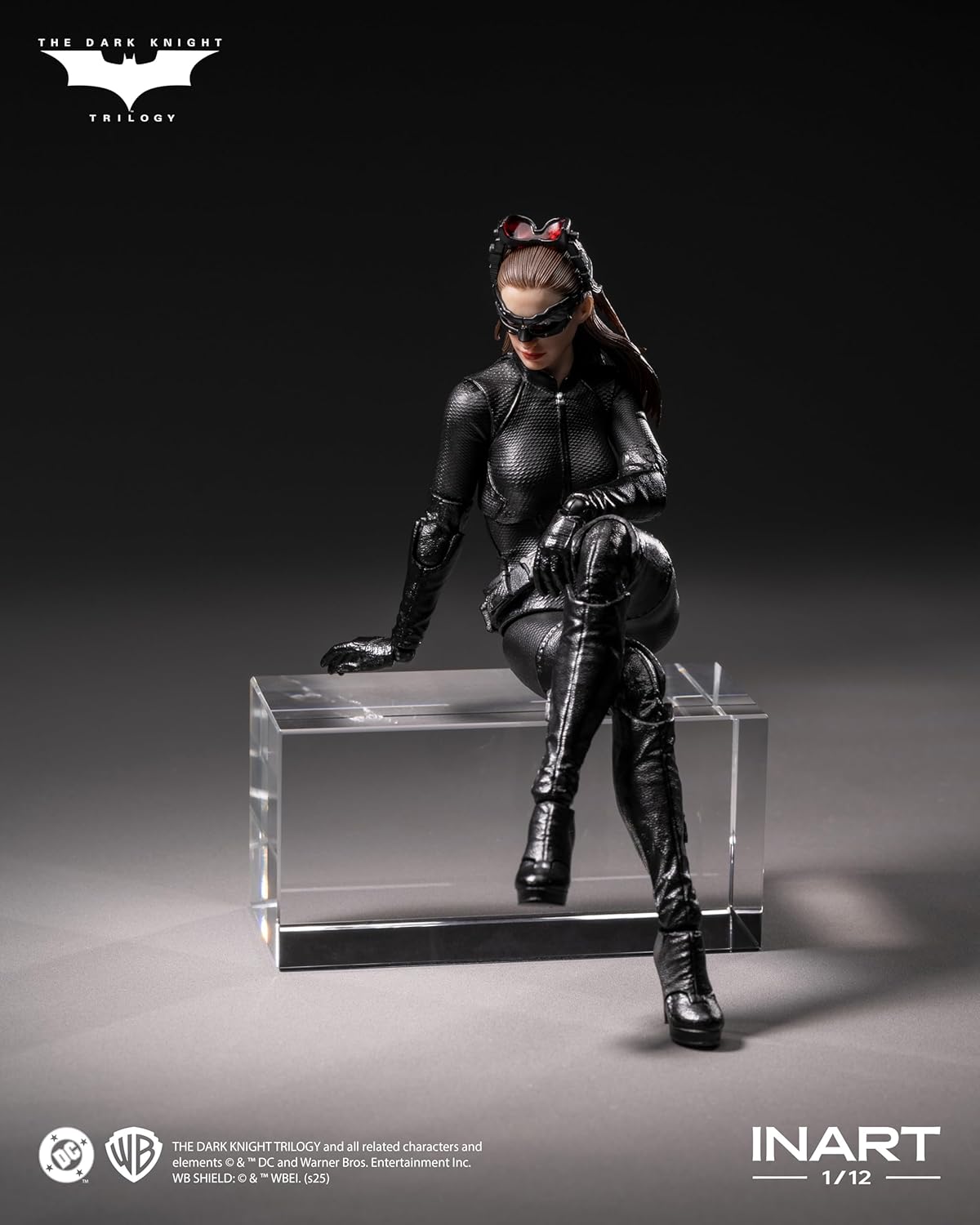 INART The Dark Knight Rises Catwoman 1/12 Action Figure JAPAN OFFICIAL