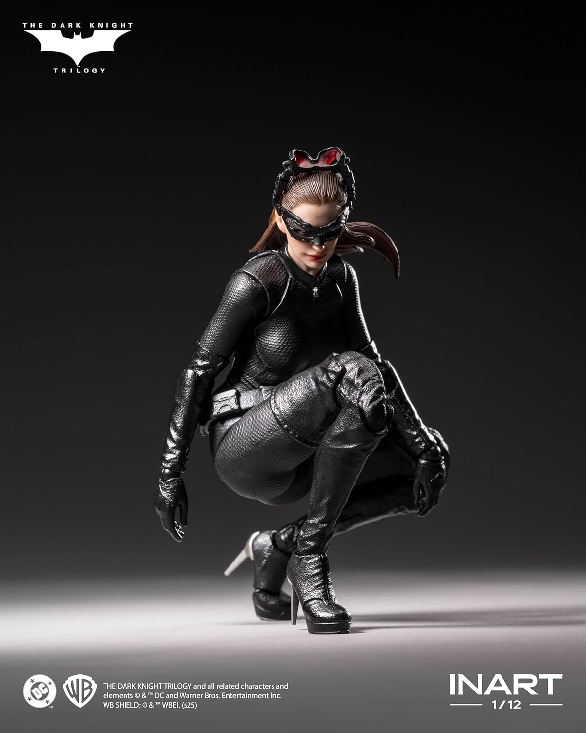 INART The Dark Knight Rises Catwoman 1/12 Action Figure JAPAN OFFICIAL