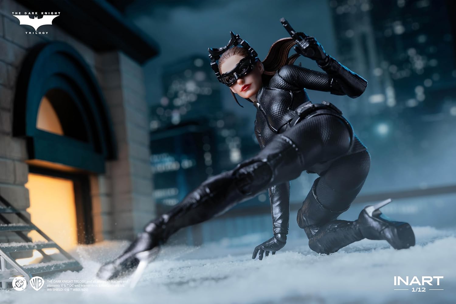 INART The Dark Knight Rises Catwoman 1/12 Action Figure JAPAN OFFICIAL
