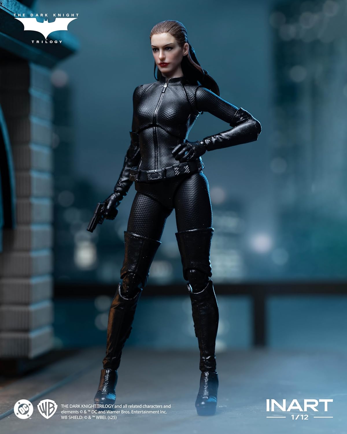 INART The Dark Knight Rises Catwoman 1/12 Action Figure JAPAN OFFICIAL