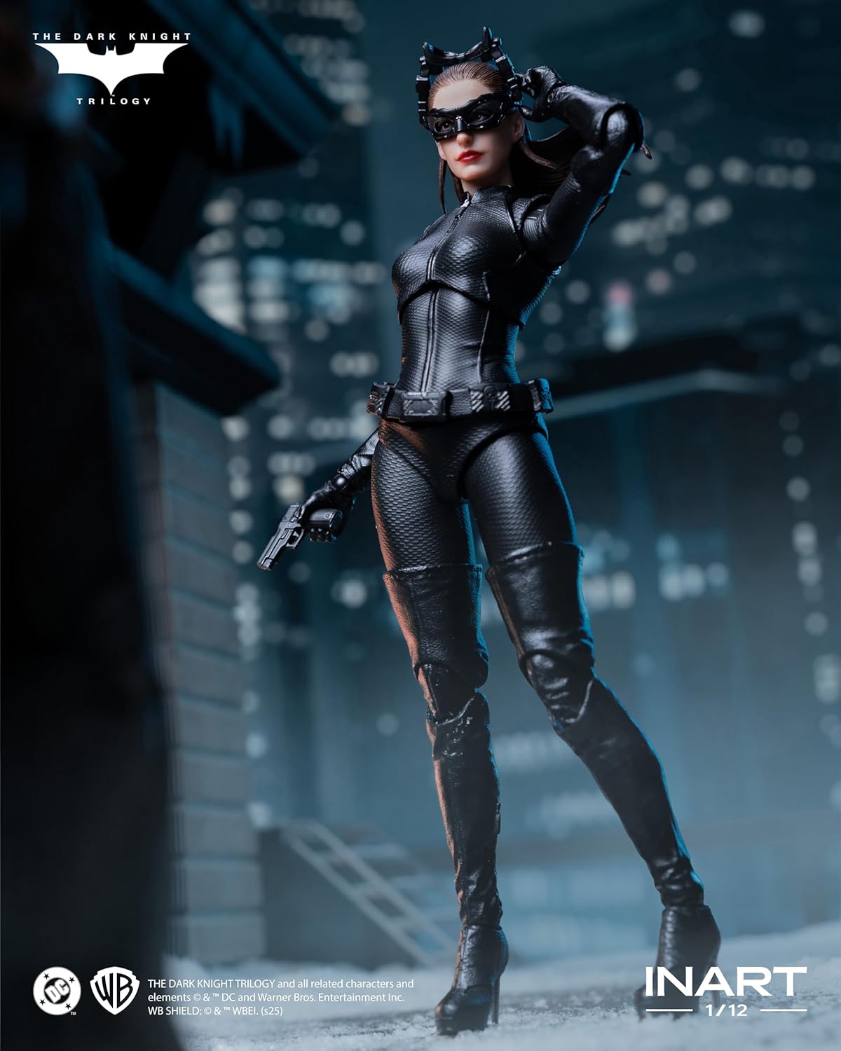 INART The Dark Knight Rises Catwoman 1/12 Action Figure JAPAN OFFICIAL