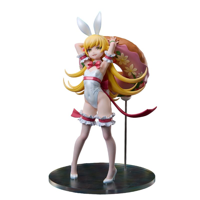A.DIMENSION Monogatari Series Shinobu Oshino White Bunny Ver. 1/4 Figure JAPAN