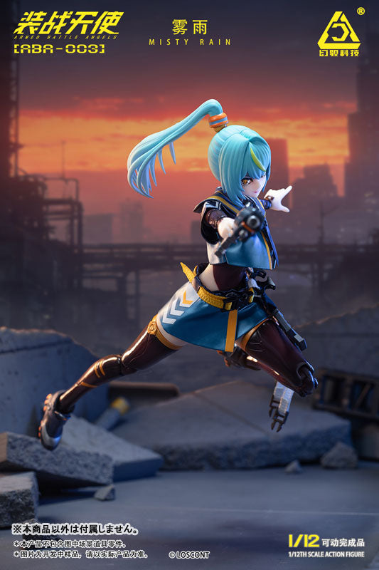 LOSCONT Armed Battle Angels Series ABA-003 Misty Rain 1/12 Action Figure JAPAN