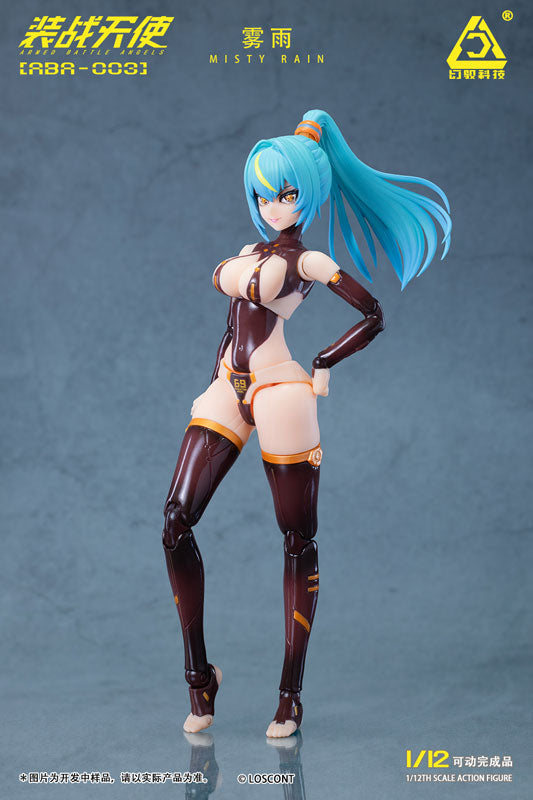LOSCONT Armed Battle Angels Series ABA-003 Misty Rain 1/12 Action Figure JAPAN
