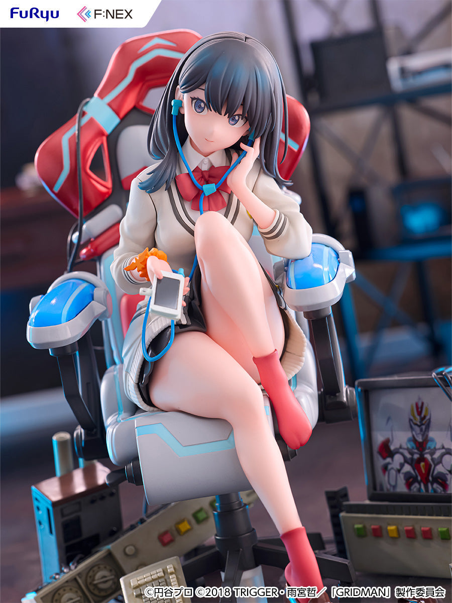 FuRyu SSSS.GRIDMAN Rikka Takarada Gaming Chair ver. 1/7 Figure JAPAN OFFICIAL
