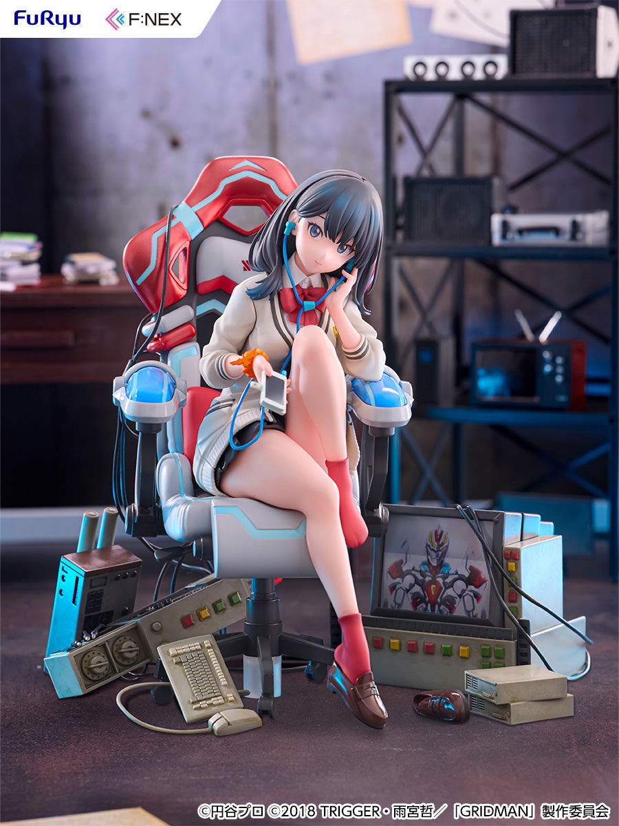 FuRyu SSSS.GRIDMAN Rikka Takarada Gaming Chair ver. 1/7 Figure JAPAN OFFICIAL