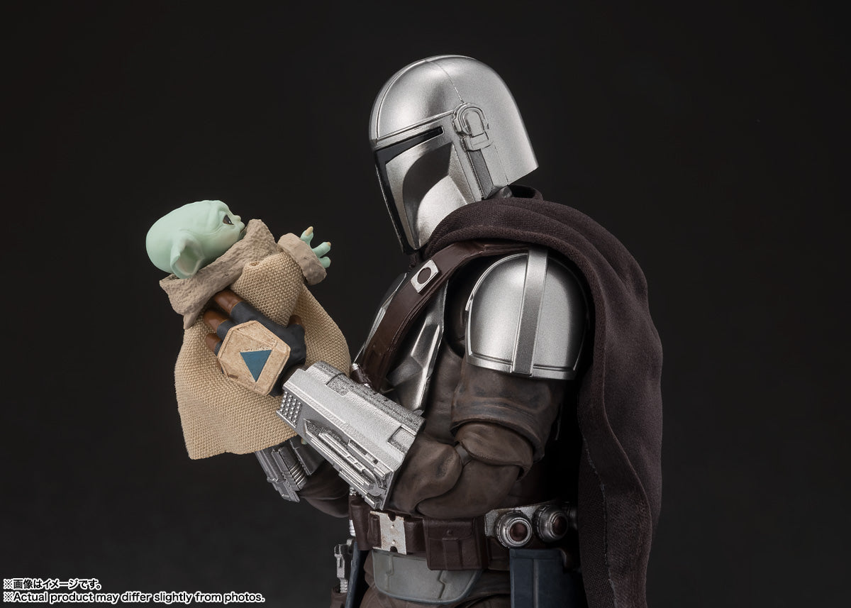BANDAI S.H.Figuarts STAR WARS The Mandalorian and Grogu Action Figure JAPAN