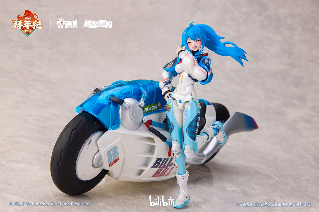 Bilibili BAINIANJI 22 Speed Slipstream Motor Bike set 1/12 Action Figure JAPAN