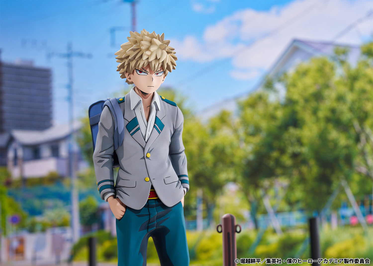 My Hero Academia Katsuki Bakugo U.A. High School Uniform Two Dimensioning Figure