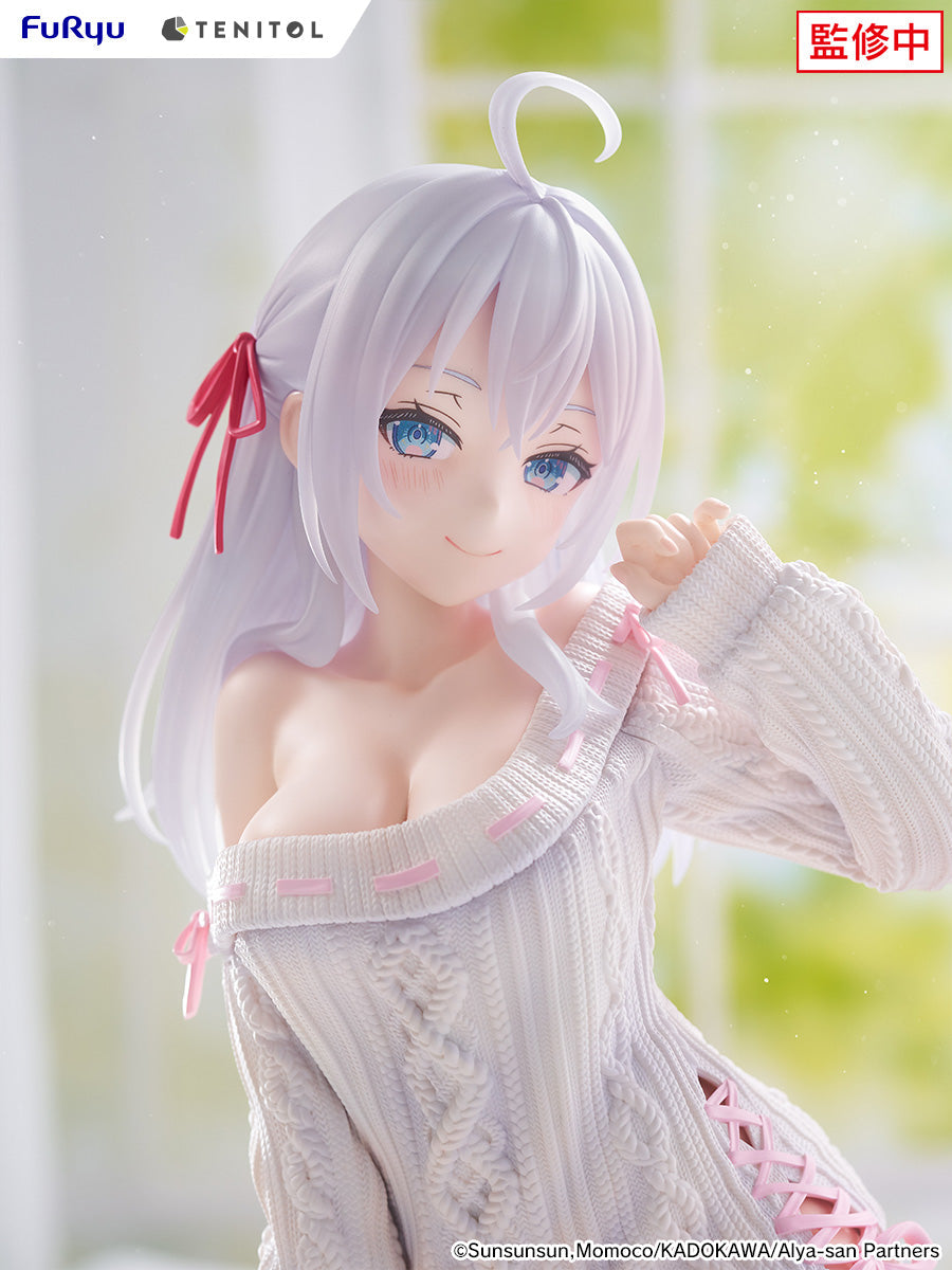 FuRyu TENITOL BIG Noodle Stopper Figure Alya Knitwear ver. JAPAN OFFICIAL