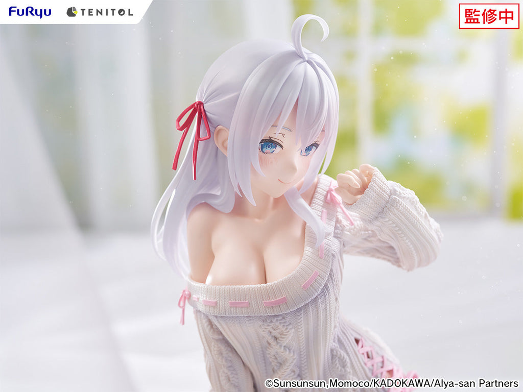 FuRyu TENITOL BIG Noodle Stopper Figure Alya Knitwear ver. JAPAN OFFICIAL