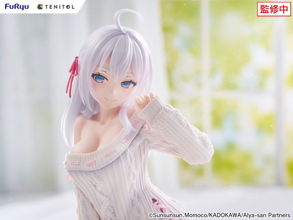 FuRyu TENITOL BIG Noodle Stopper Figure Alya Knitwear ver. JAPAN OFFICIAL