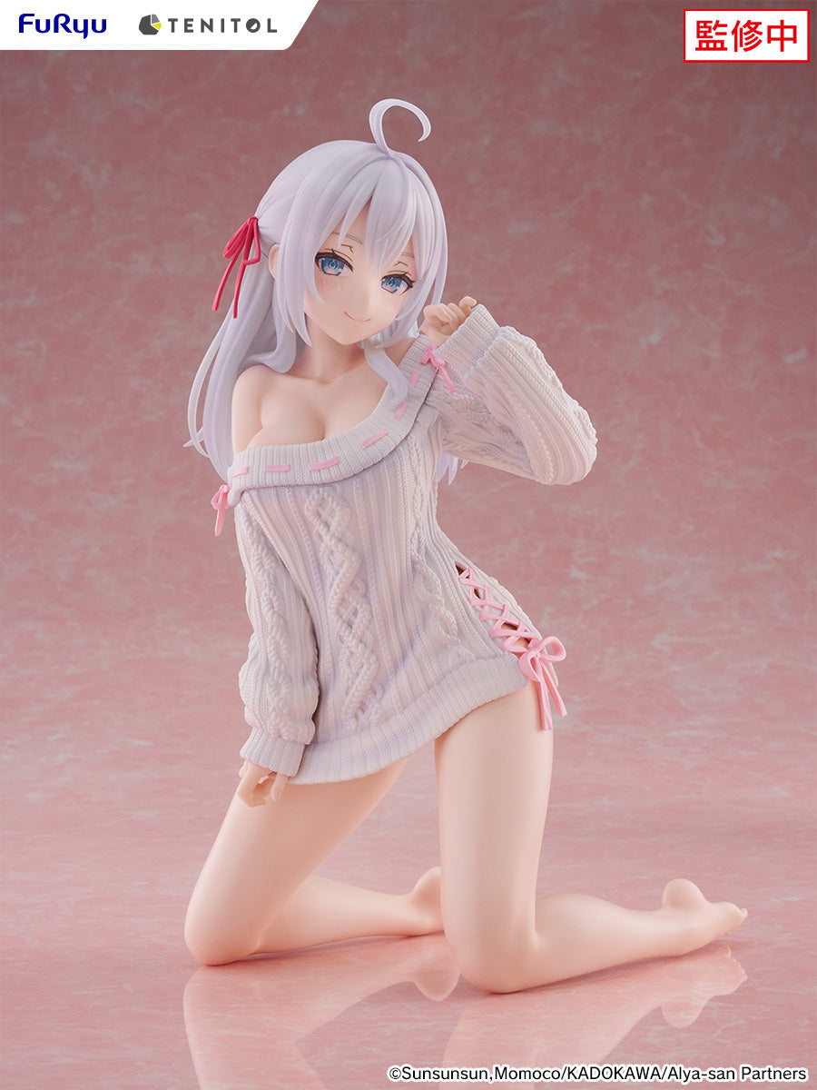 FuRyu TENITOL BIG Noodle Stopper Figure Alya Knitwear ver. JAPAN OFFICIAL