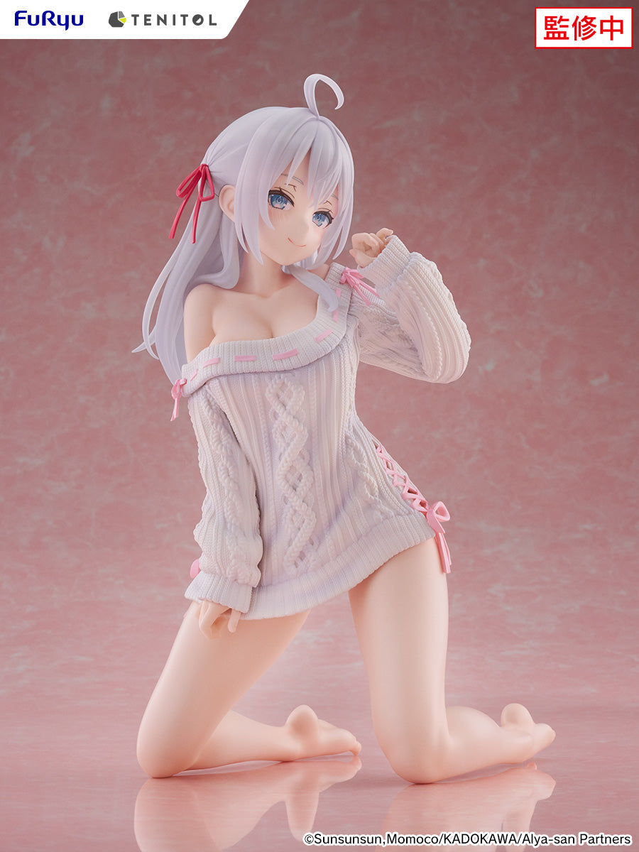 FuRyu TENITOL BIG Noodle Stopper Figure Alya Knitwear ver. JAPAN OFFICIAL