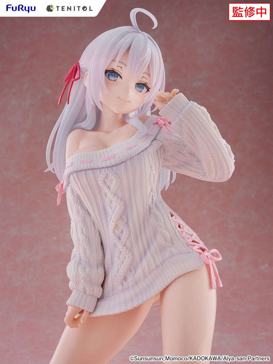 FuRyu TENITOL BIG Noodle Stopper Figure Alya Knitwear ver. JAPAN OFFICIAL