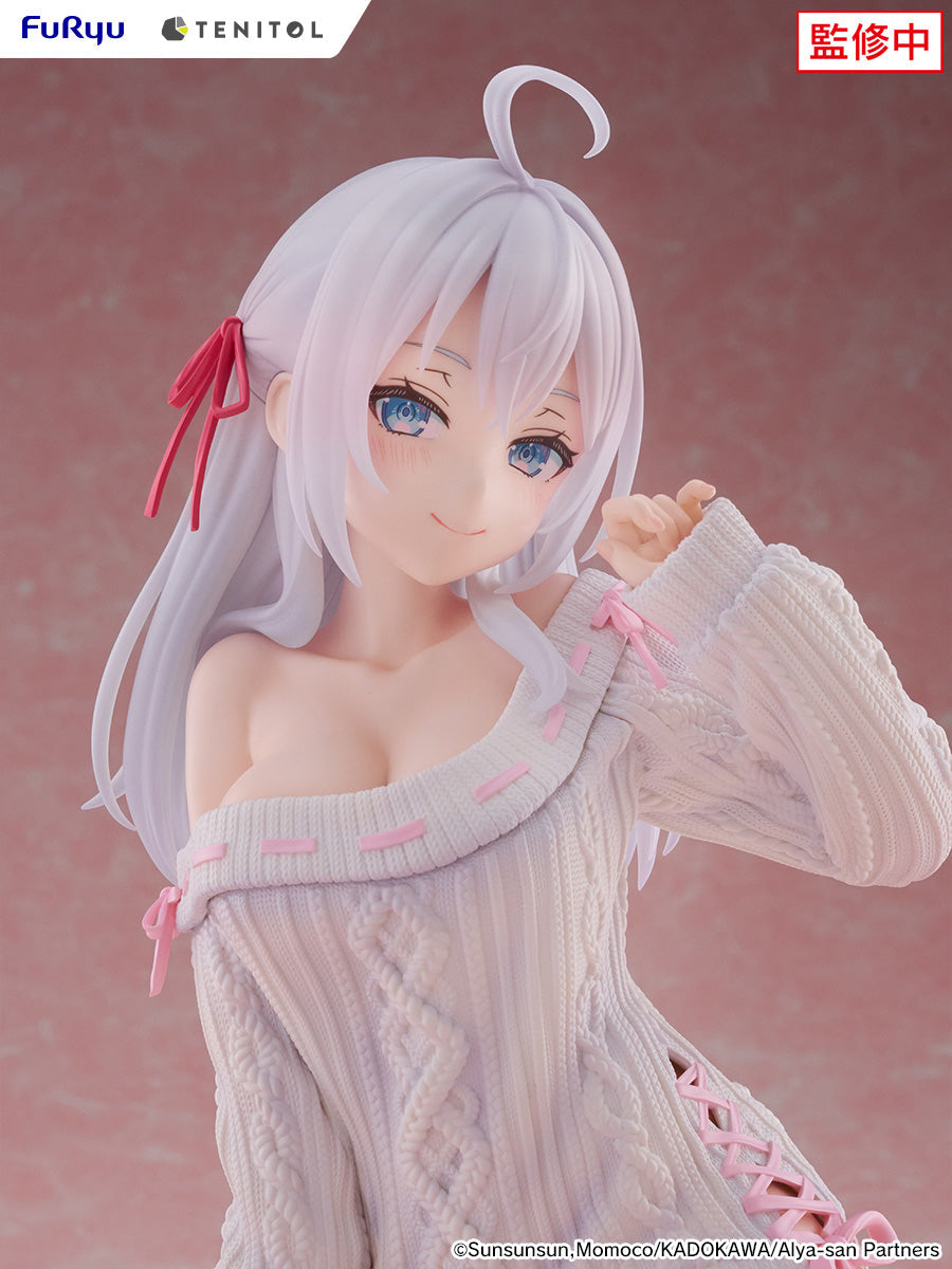 FuRyu TENITOL BIG Noodle Stopper Figure Alya Knitwear ver. JAPAN OFFICIAL