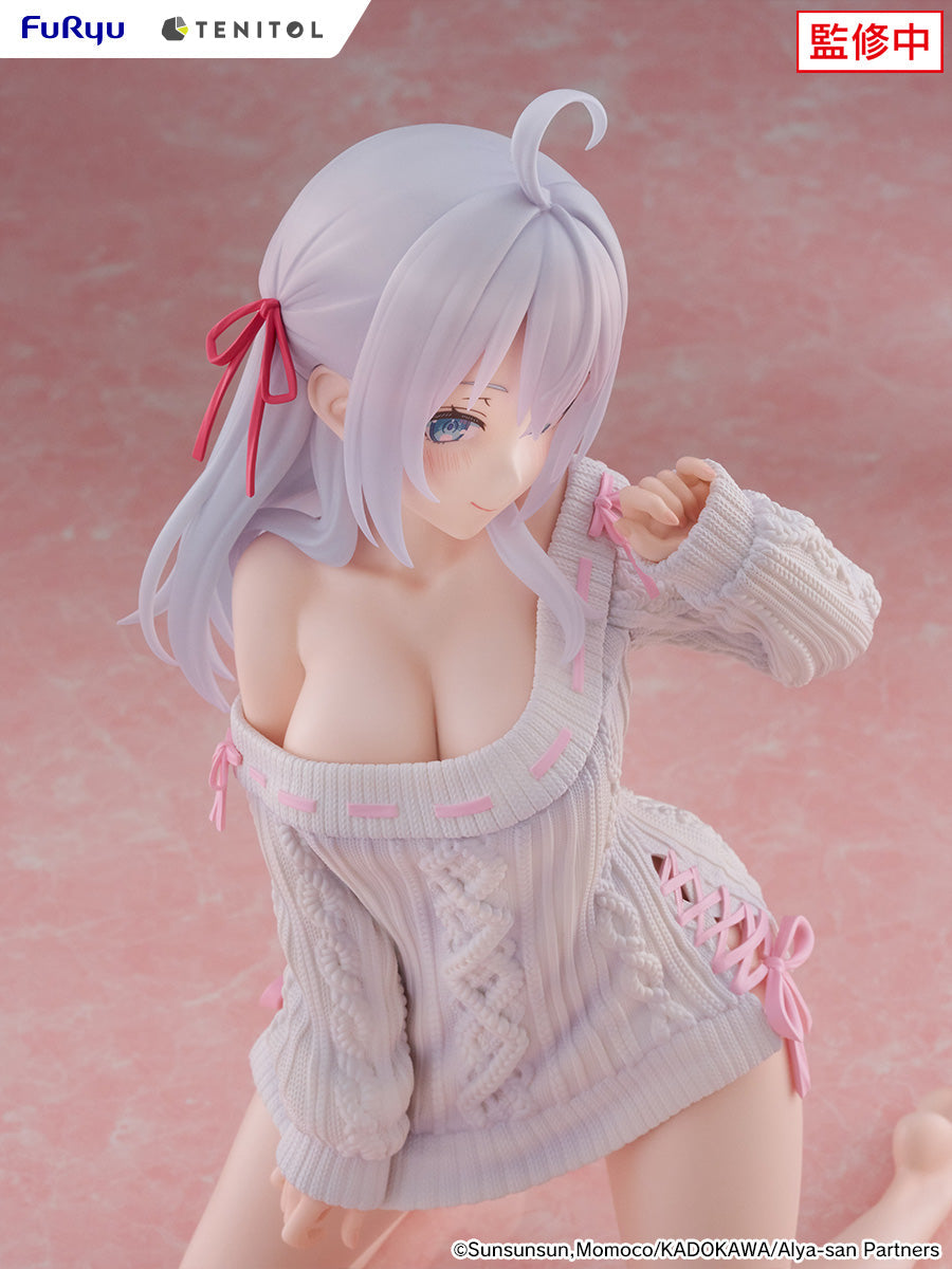 FuRyu TENITOL BIG Noodle Stopper Figure Alya Knitwear ver. JAPAN OFFICIAL