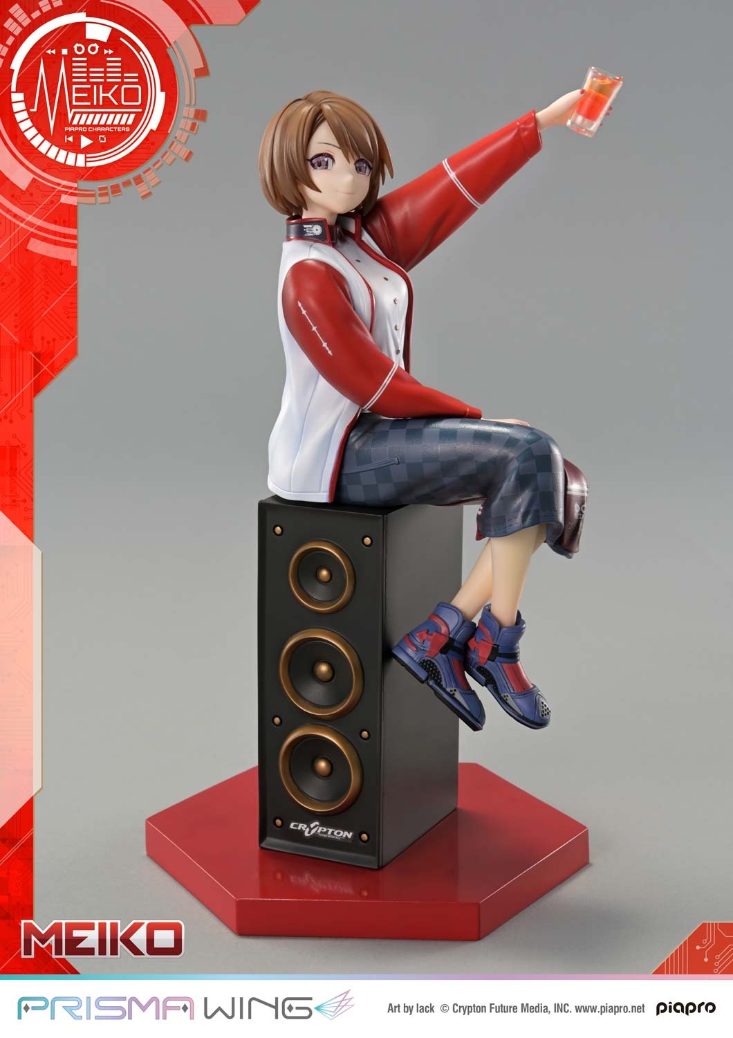Prime 1 Studio PRISMA WING Piapro Characters MEIKO Art by lack 1/7 Figure JAPAN