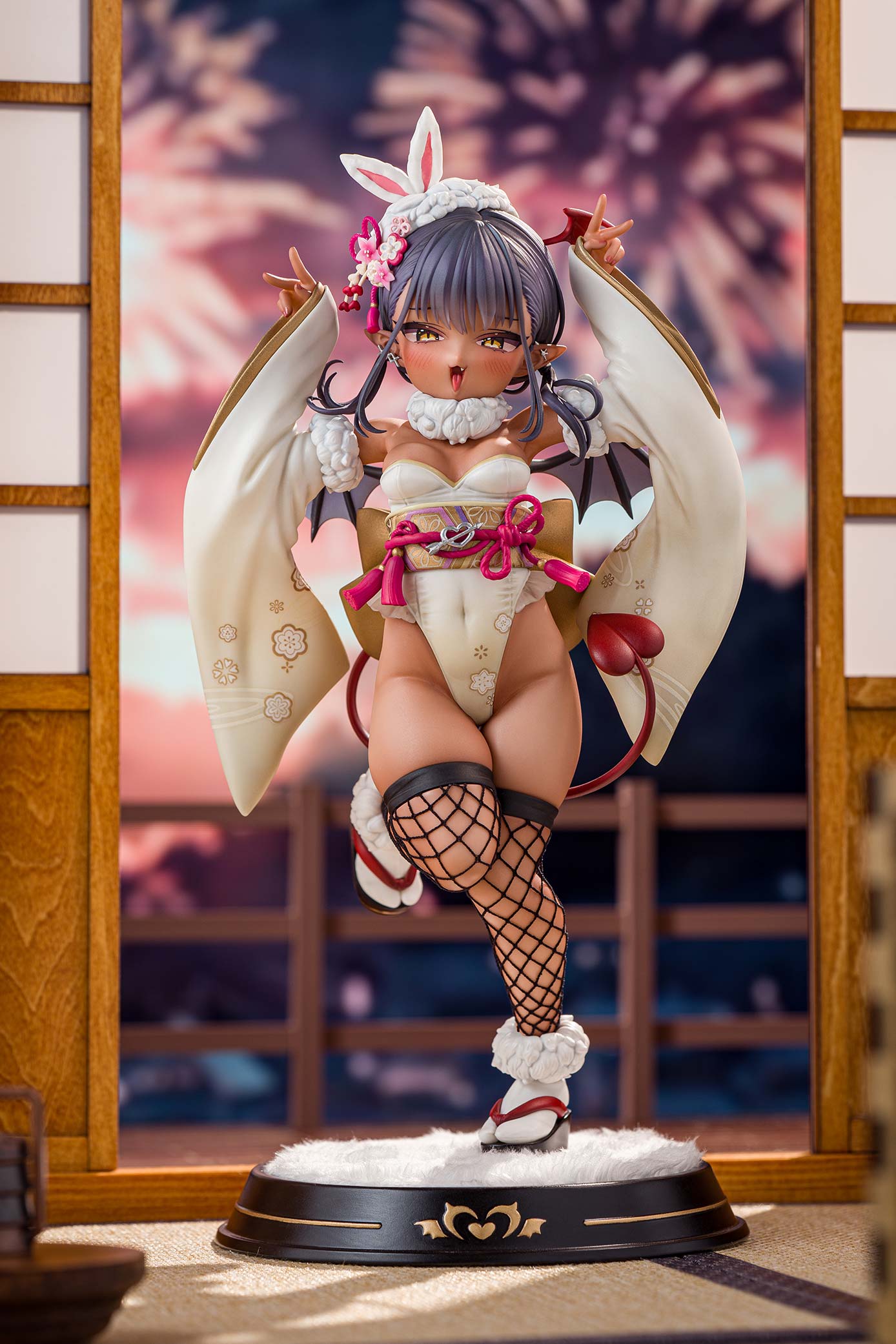 Tanned Succubus Chan Haregi Bunny Ver. Illustrated by Toranto Regular 1/6 Figure