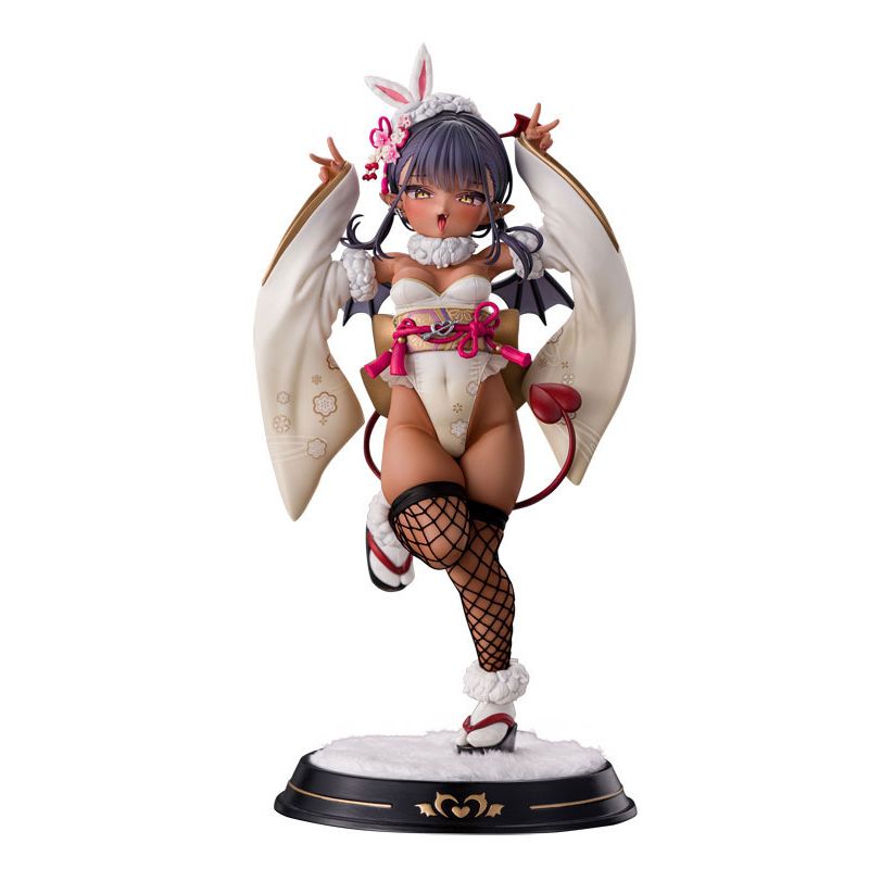 Tanned Succubus Chan Haregi Bunny Ver. Illustrated by Toranto Deluxe 1/6 Figure