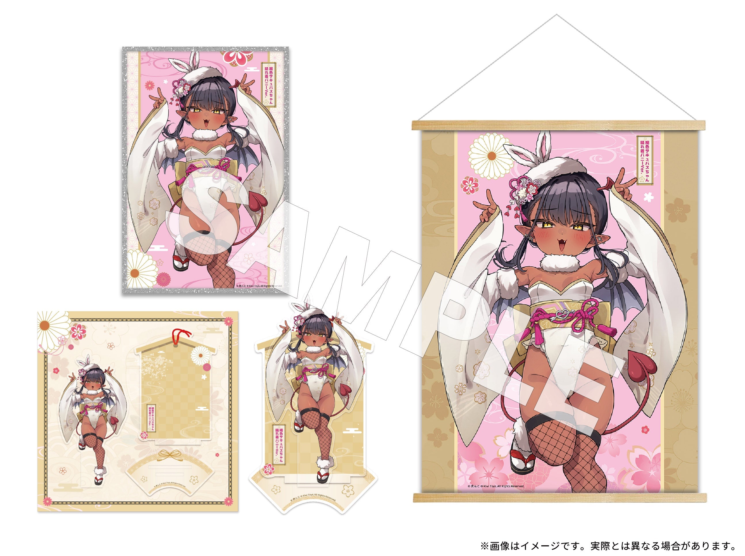 Tanned Succubus Chan Haregi Bunny Ver. Illustrated by Toranto Deluxe 1/6 Figure