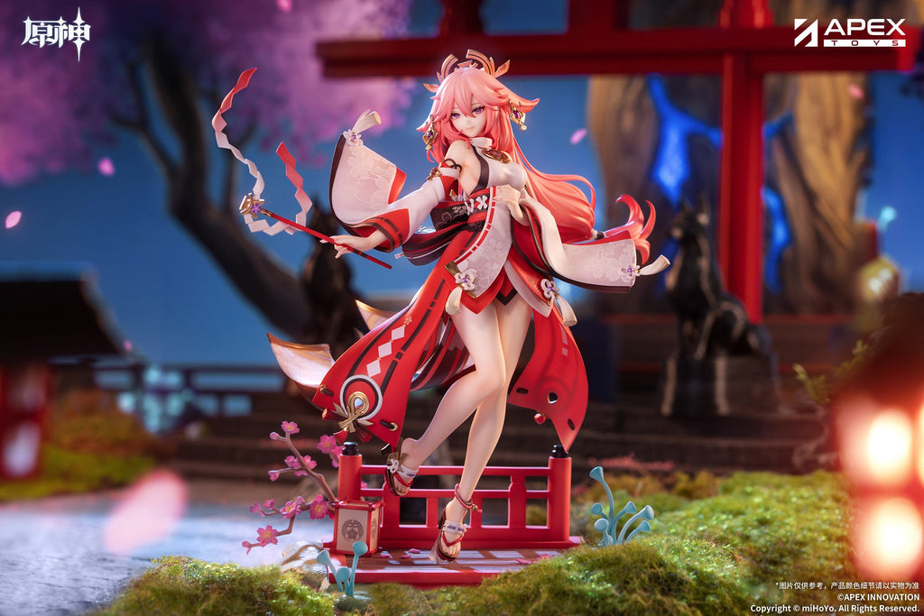 APEX Genshin Impact Yae Miko Astute Amusement Ver. 1/7 Figure JAPAN OFFICIAL