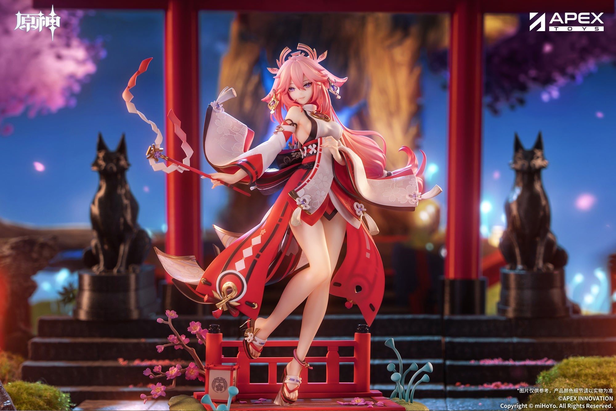 APEX Genshin Impact Yae Miko Astute Amusement Ver. 1/7 Figure JAPAN OFFICIAL