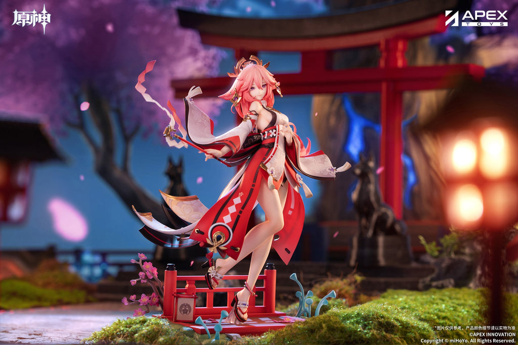 APEX Genshin Impact Yae Miko Astute Amusement Ver. 1/7 Figure JAPAN OFFICIAL