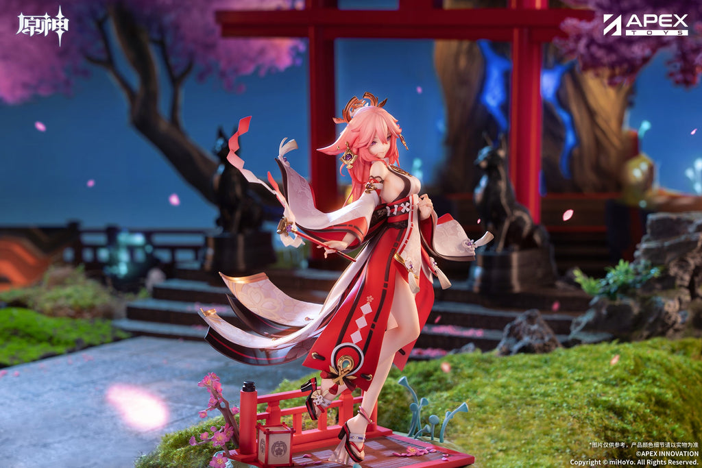 APEX Genshin Impact Yae Miko Astute Amusement Ver. 1/7 Figure JAPAN OFFICIAL