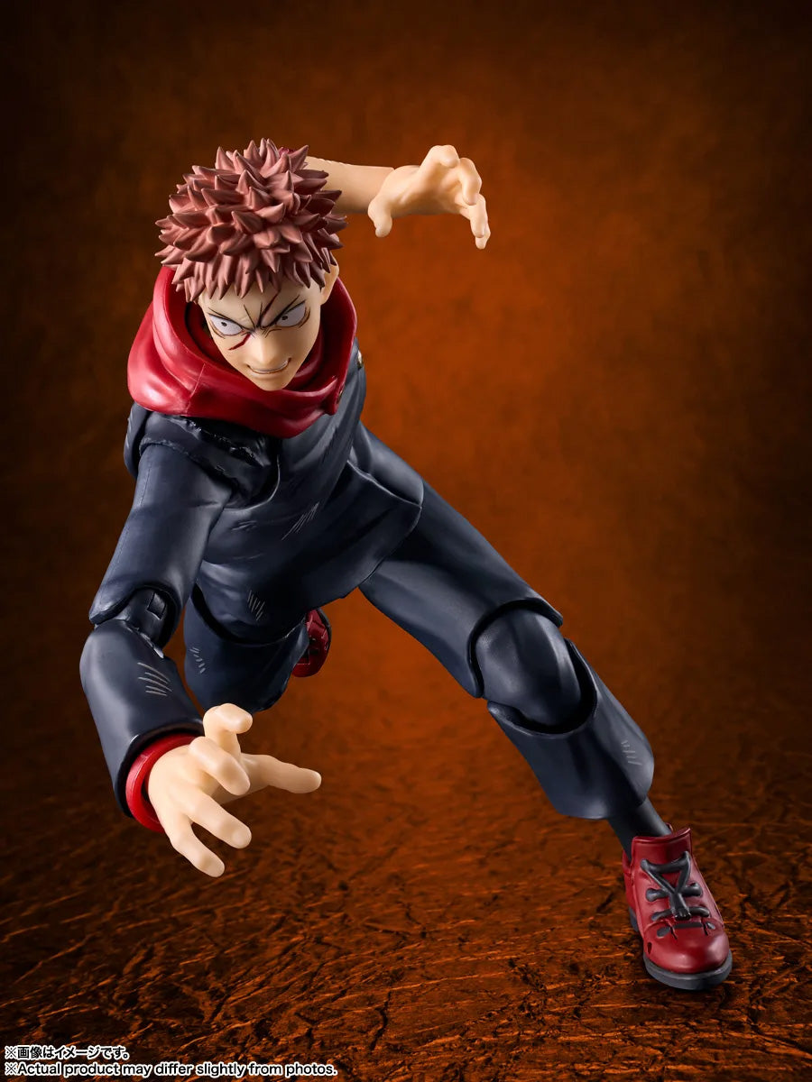 BANDAI S.H.Figuarts Jujutsu Kaisen Yuji Itadori 120% Potential Action Figure