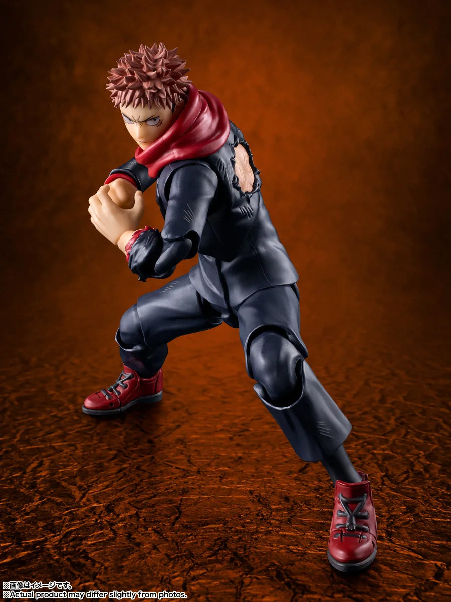 BANDAI S.H.Figuarts Jujutsu Kaisen Yuji Itadori 120% Potential Action Figure