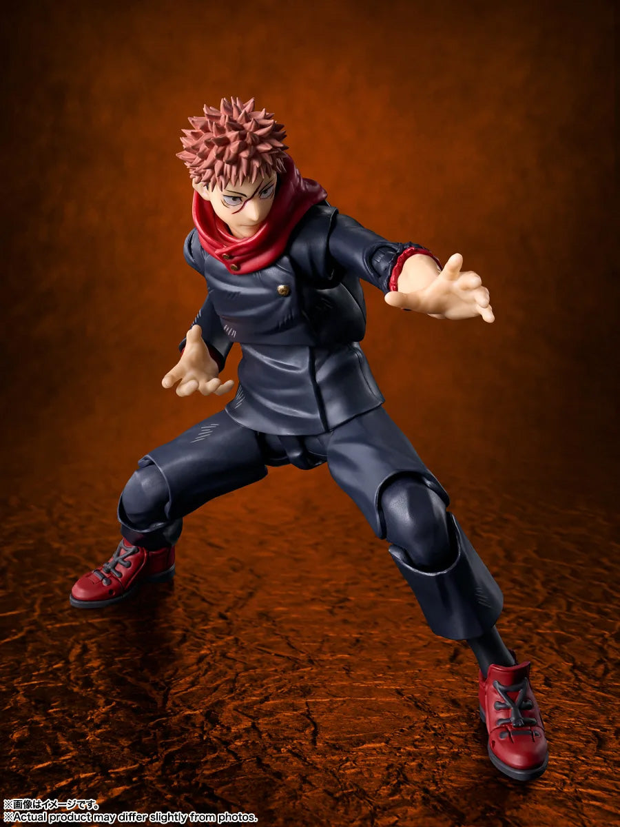 BANDAI S.H.Figuarts Jujutsu Kaisen Yuji Itadori 120% Potential Action Figure