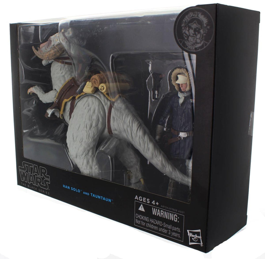 Star Wars Black Series Deluxe 6" Action Figure Set Han Solo (Hoth Gear) with Tauntaun