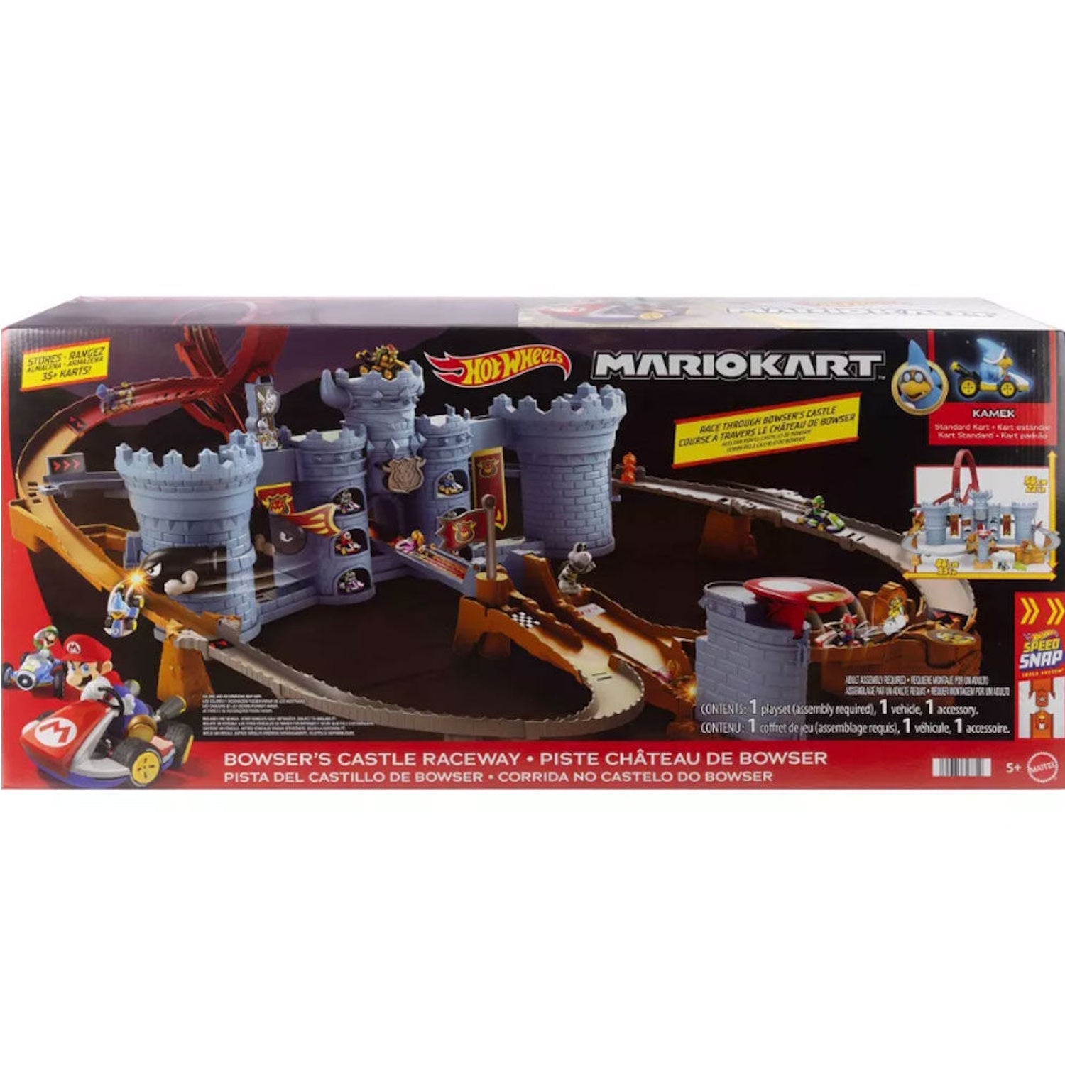 Hot Wheels: Mario Kart Bowser’s Castle Raceway