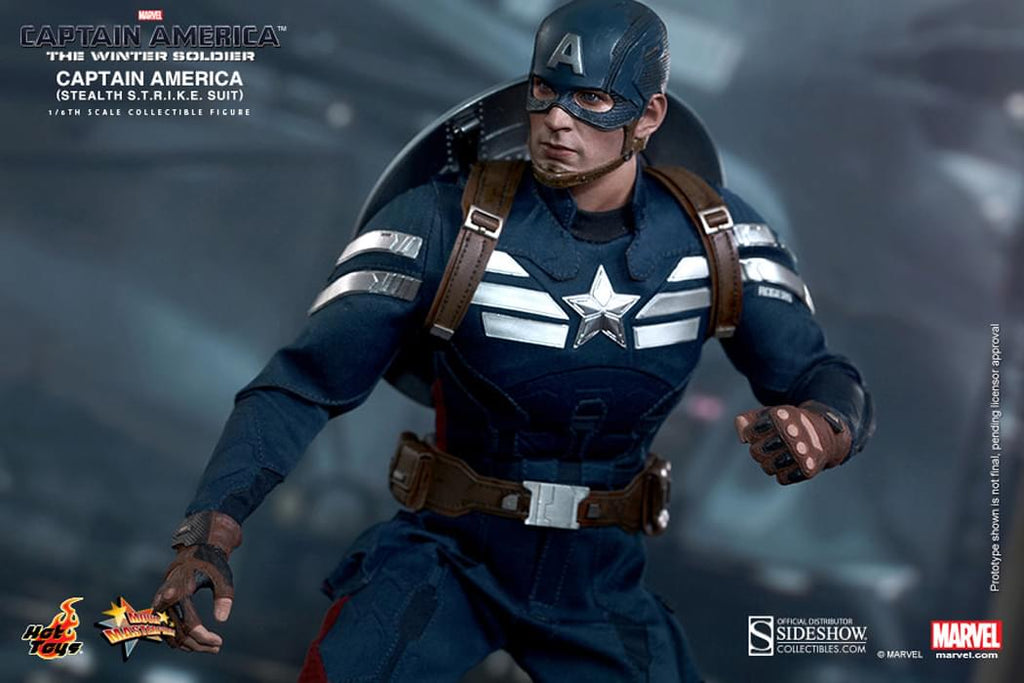 Captain America The Winter Soldier 1:6 Masterpiece Action Figure By Hot Toys