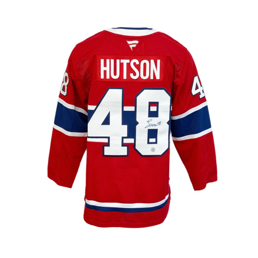 Chandail Officiel Autographié Fanatics - Lane Hutson