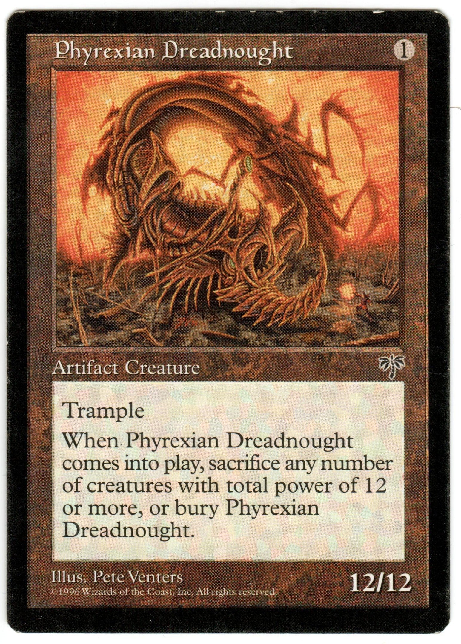 Scan HV-0105 - Phyrexian Dreadnought - Mirage