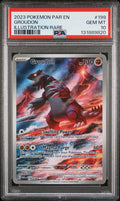 GROUDON ILLUSTRATION RARE 2023 POKEMON PAR EN-PARADOX RIFT PSA GEM MT 10