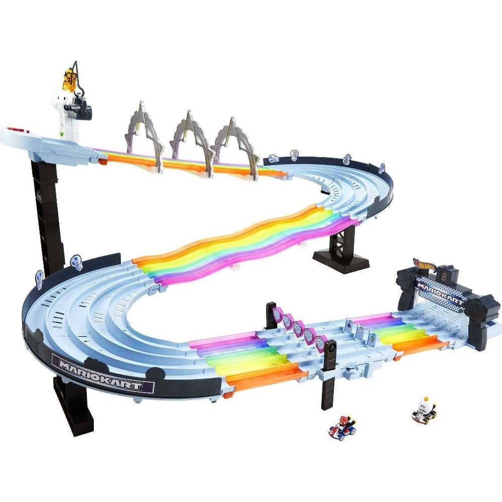 Hot Wheels Mario Kart: Rainbow Road Track Set