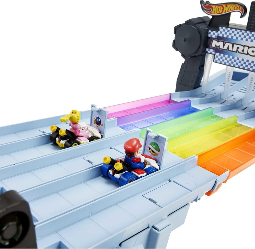 Hot Wheels Mario Kart: Rainbow Road Track Set